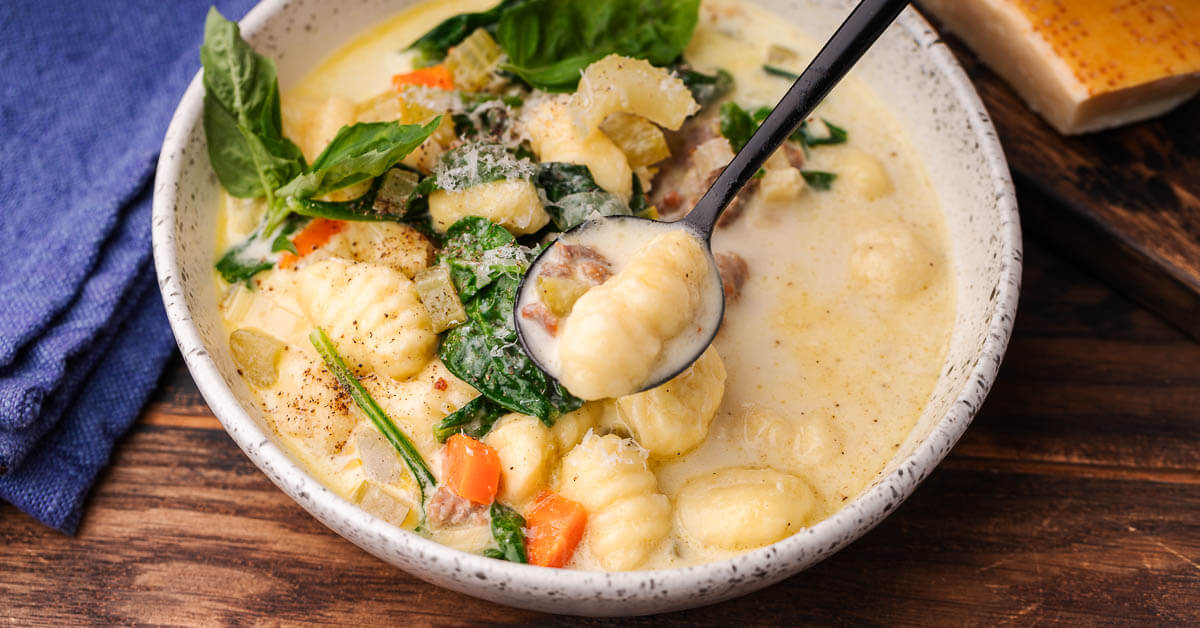 Easy Creamy Sausage Gnocchi Soup: 30-Minute Weeknight Comfort